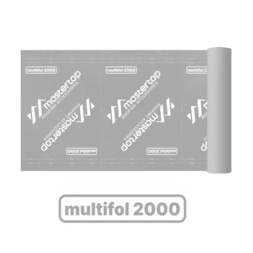 Produkt marki MASTERTOP: Mastertop Multifol 2000 – paroprzepuszczalna membrana dachowa wstępnego krycia
