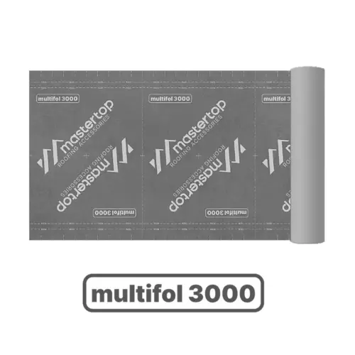 Produkt marki MASTERTOP: Mastertop Multifol 3000 – paroprzepuszczalna membrana dachowa wstępnego krycia